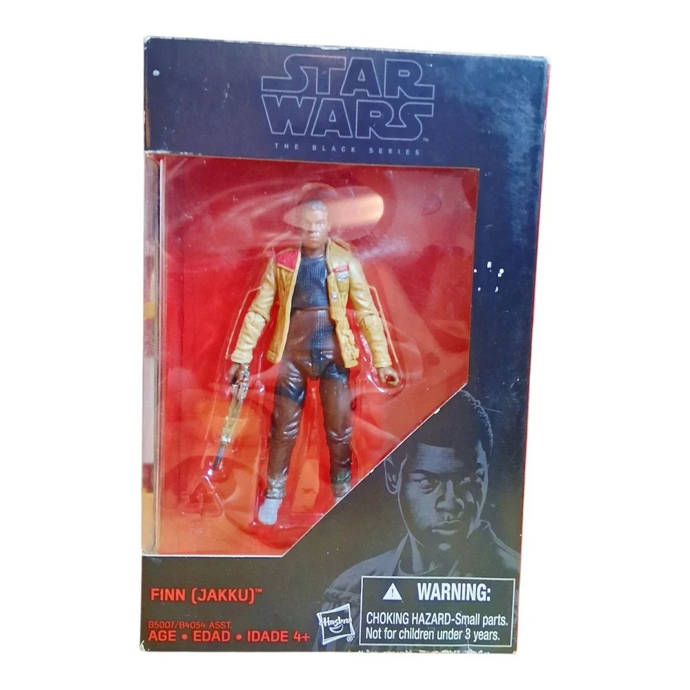 Hasbro Star Wars Black Series (2) Han Solo & Finn Lot ROTJ 3.75